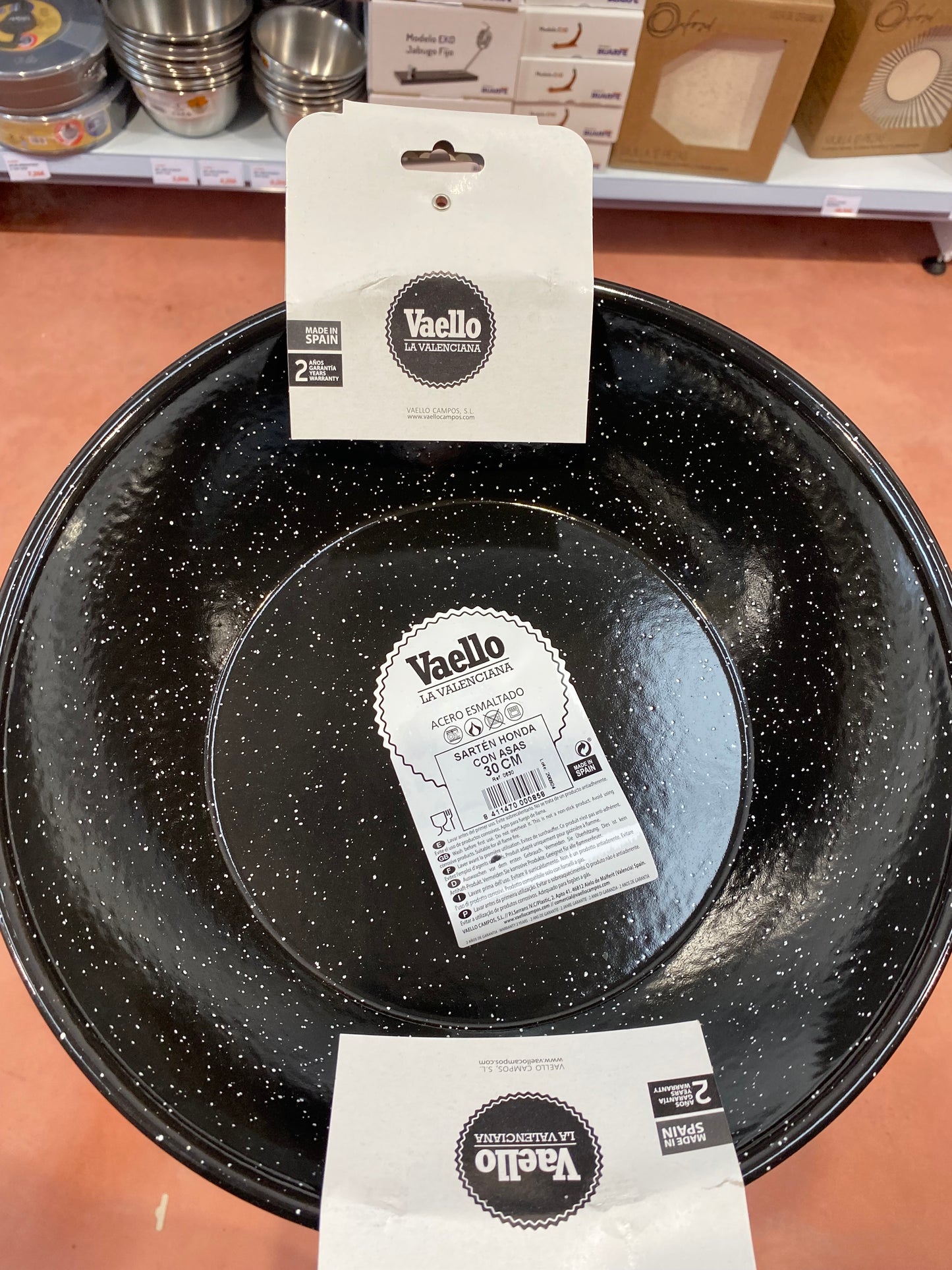 SARTEN HONDA
ESMALTADA ASAS
30CM Vaello