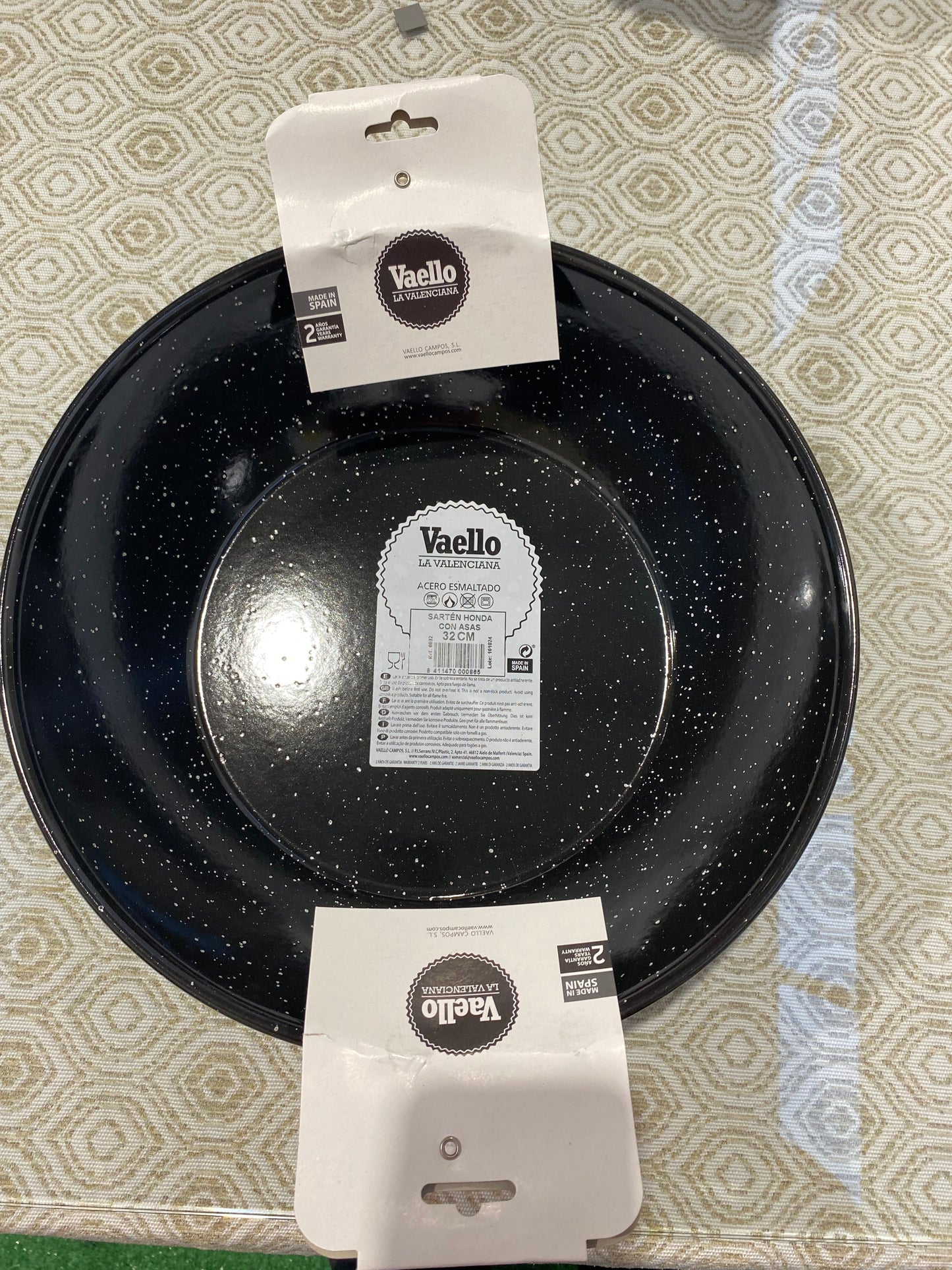 SARTEN HONDA
ESMALTADA ASAS
32CM Vaello