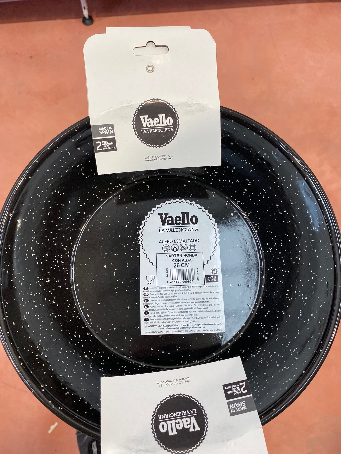 SARTEN HONDA
ESMALTADA ASAS
26CM Vaello