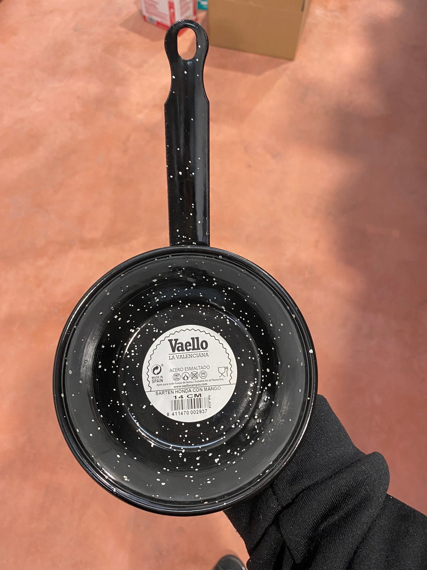 SARTEN HONDA
ESMALTADA MANGO
14CM Vaello