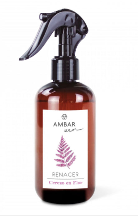 Ambientador Spray Hogar Cerezo en Flor Ambar Zen
