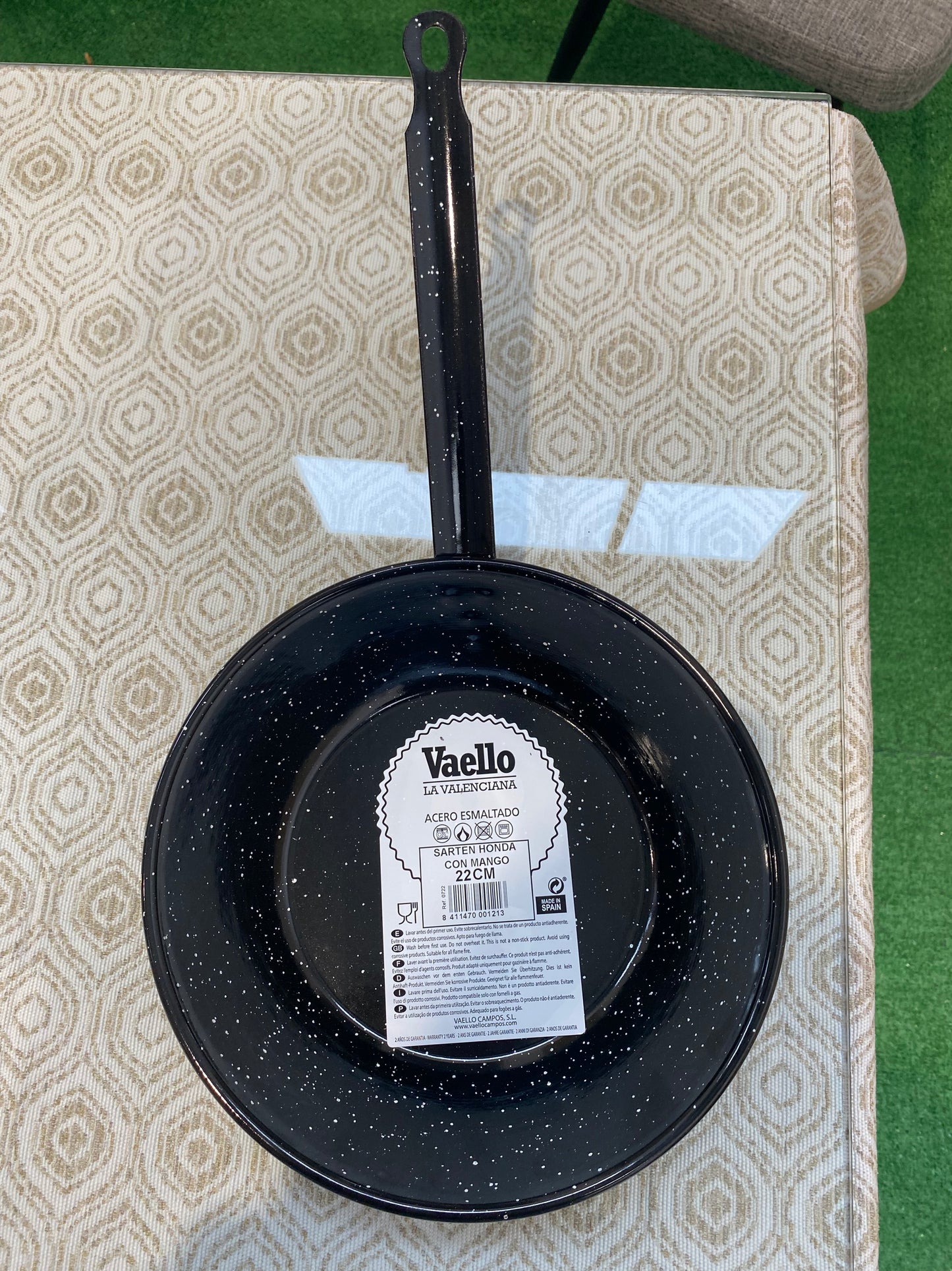 SARTEN HONDA
ESMALTADA MANGO
22CM Vaello