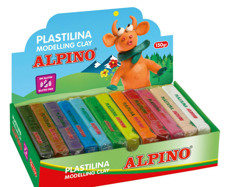 Plastilina Alpino 150g colores surtidos