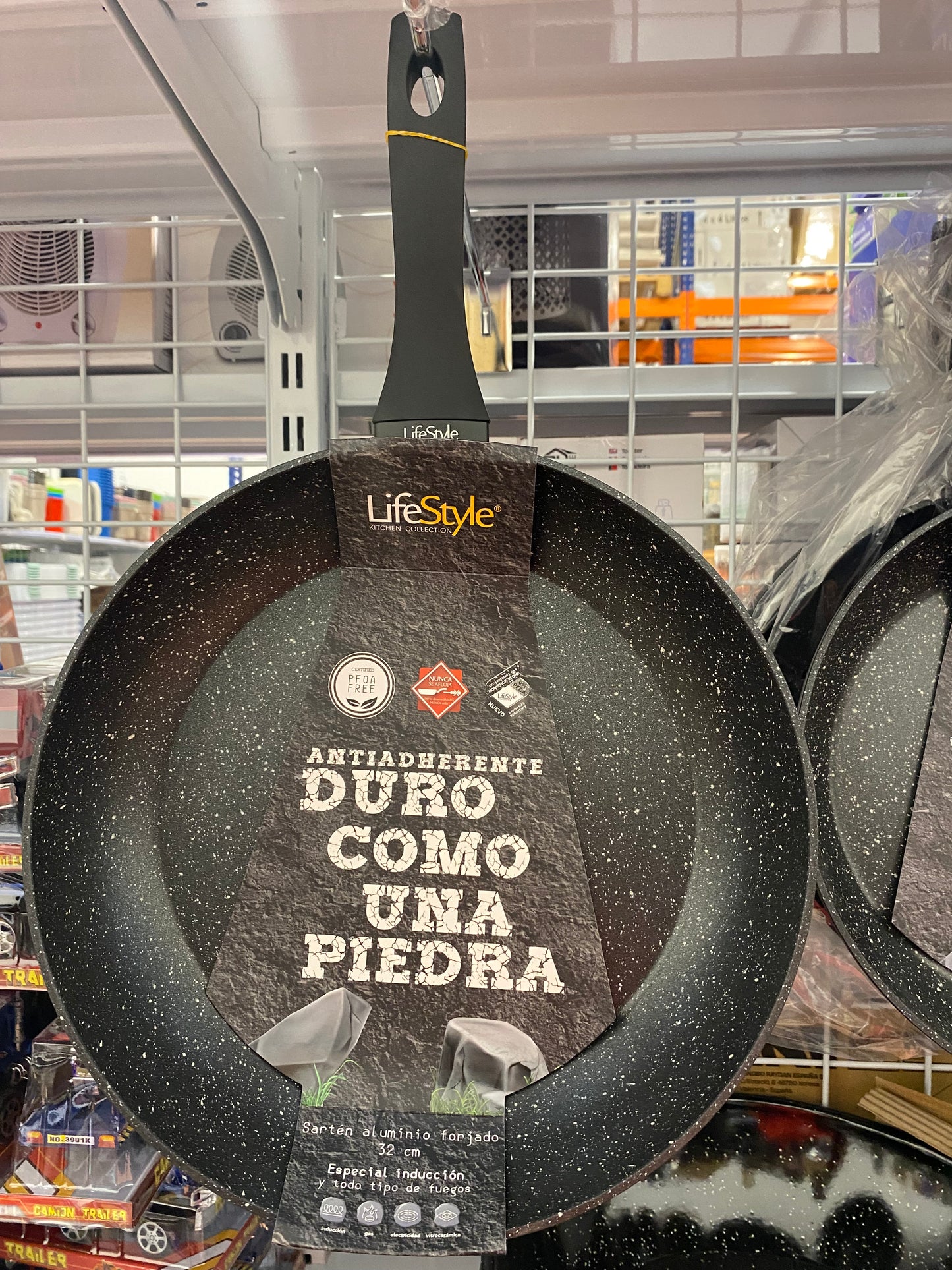 SARTEN ALUMINIO
FORJADO ANTIADH. PIEDRA 32cm