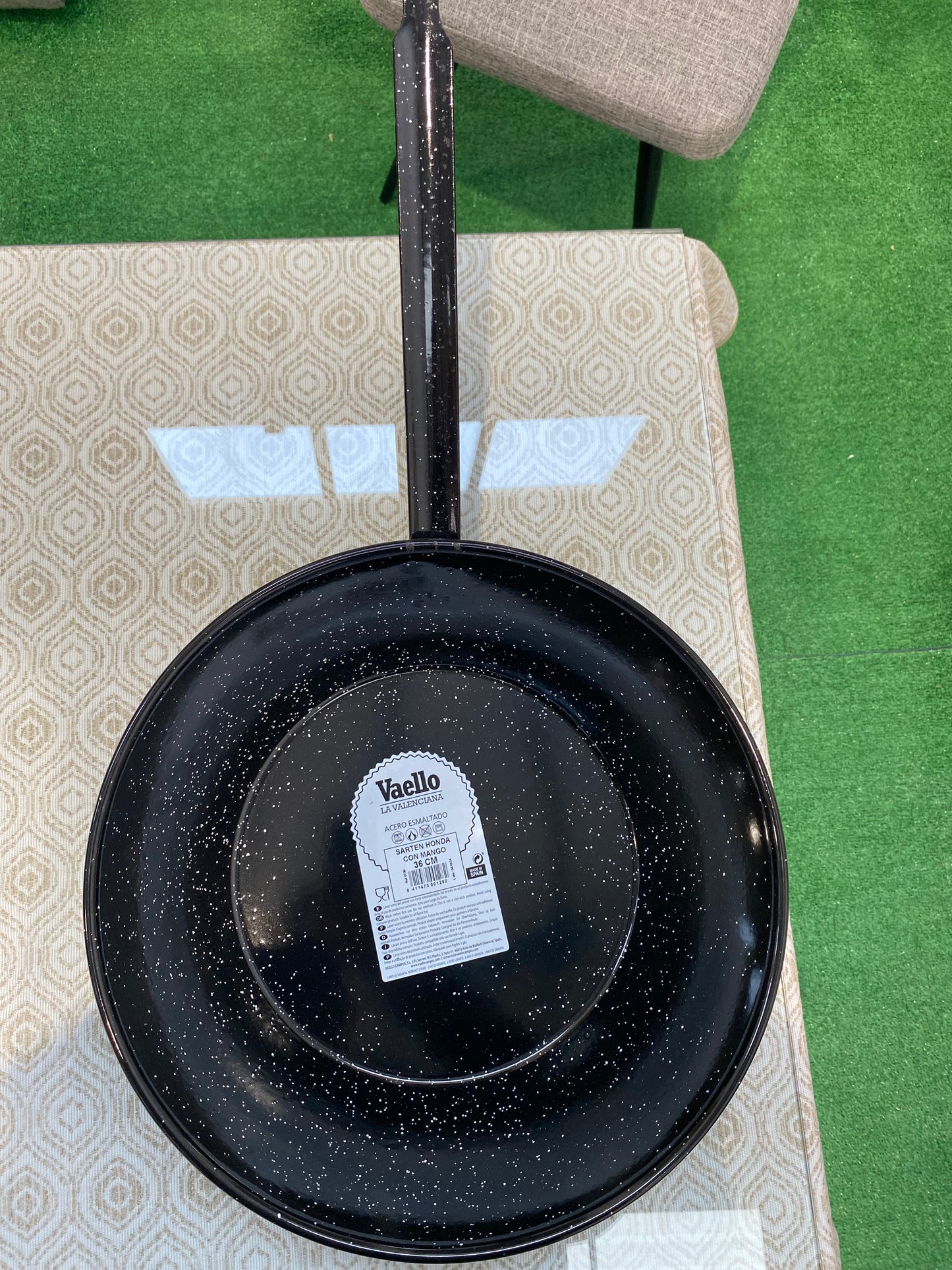 SARTEN HONDA
ESMALTADA MANGO
36CM Vaello