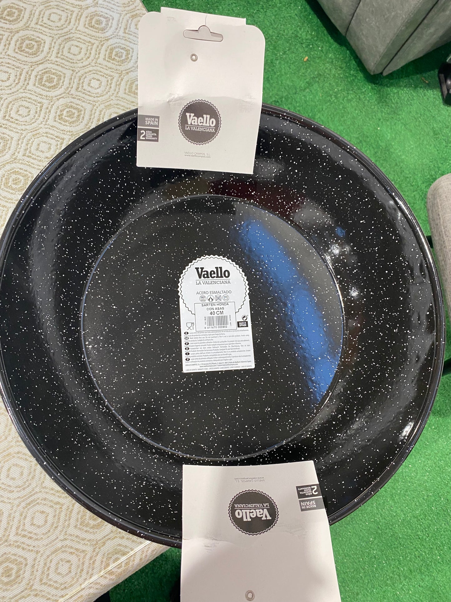 SARTEN HONDA
ESMALTADA ASAS
40CM Vaello