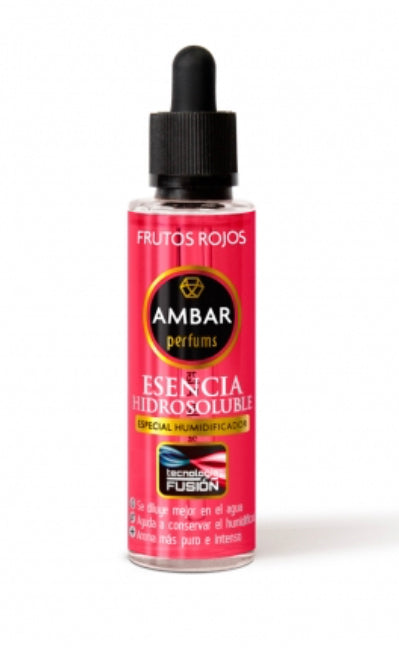 Esencia Frutos Rojos C/carton 50m ambar