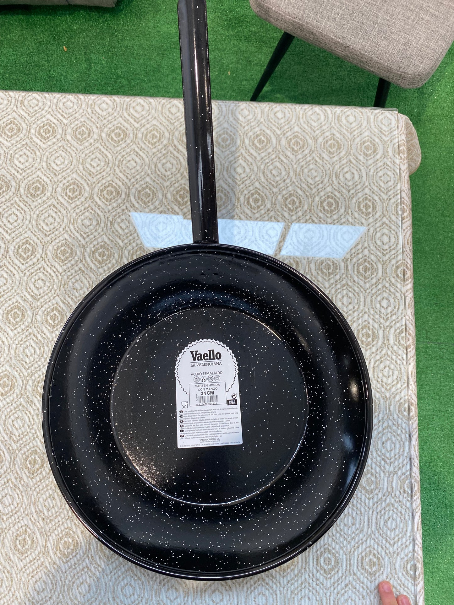 SARTEN HONDA
ESMALTADA MANGO
34CM Vaello