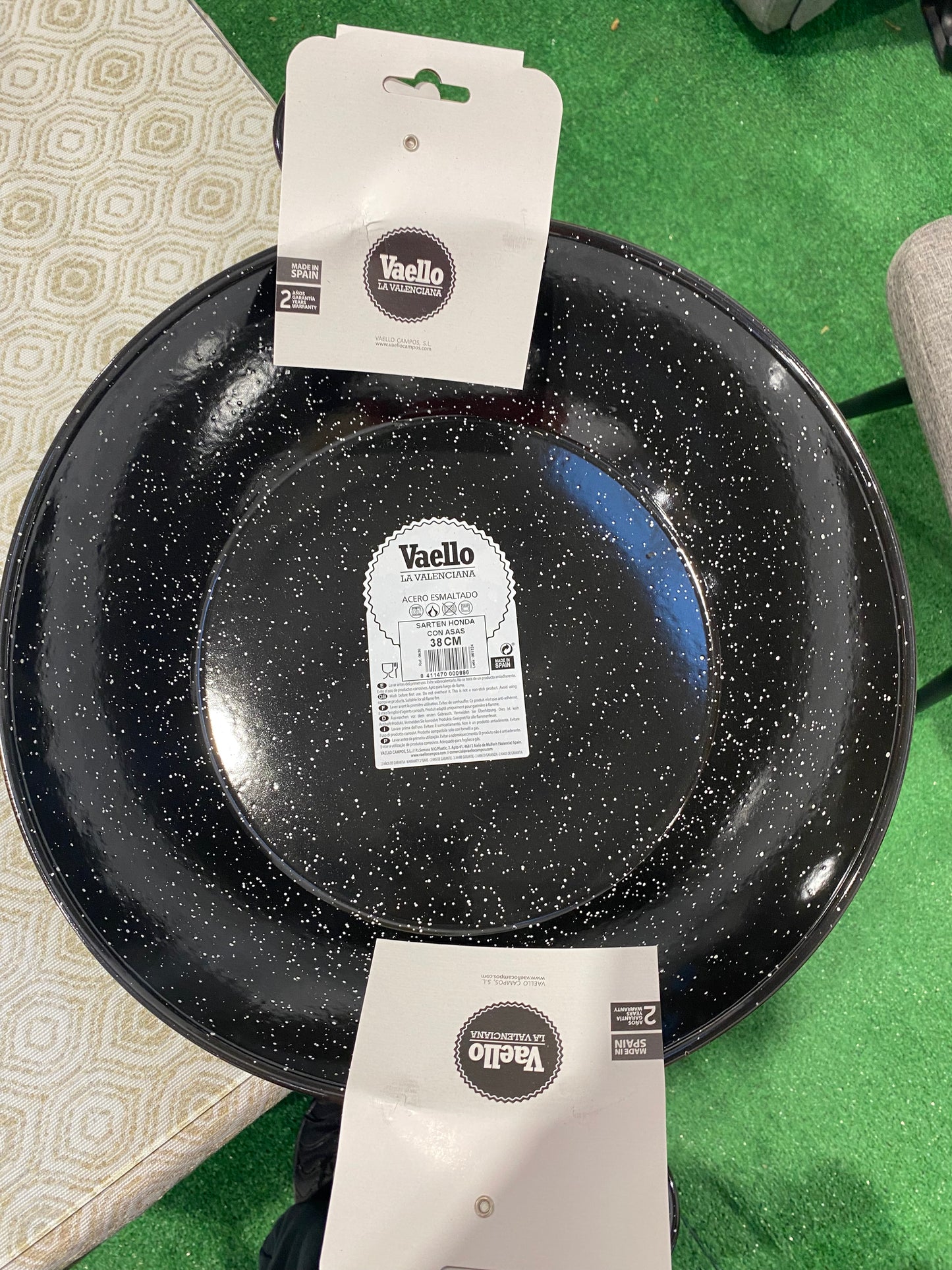 SARTEN HONDA
ESMALTADA ASAS
38CM Vaello