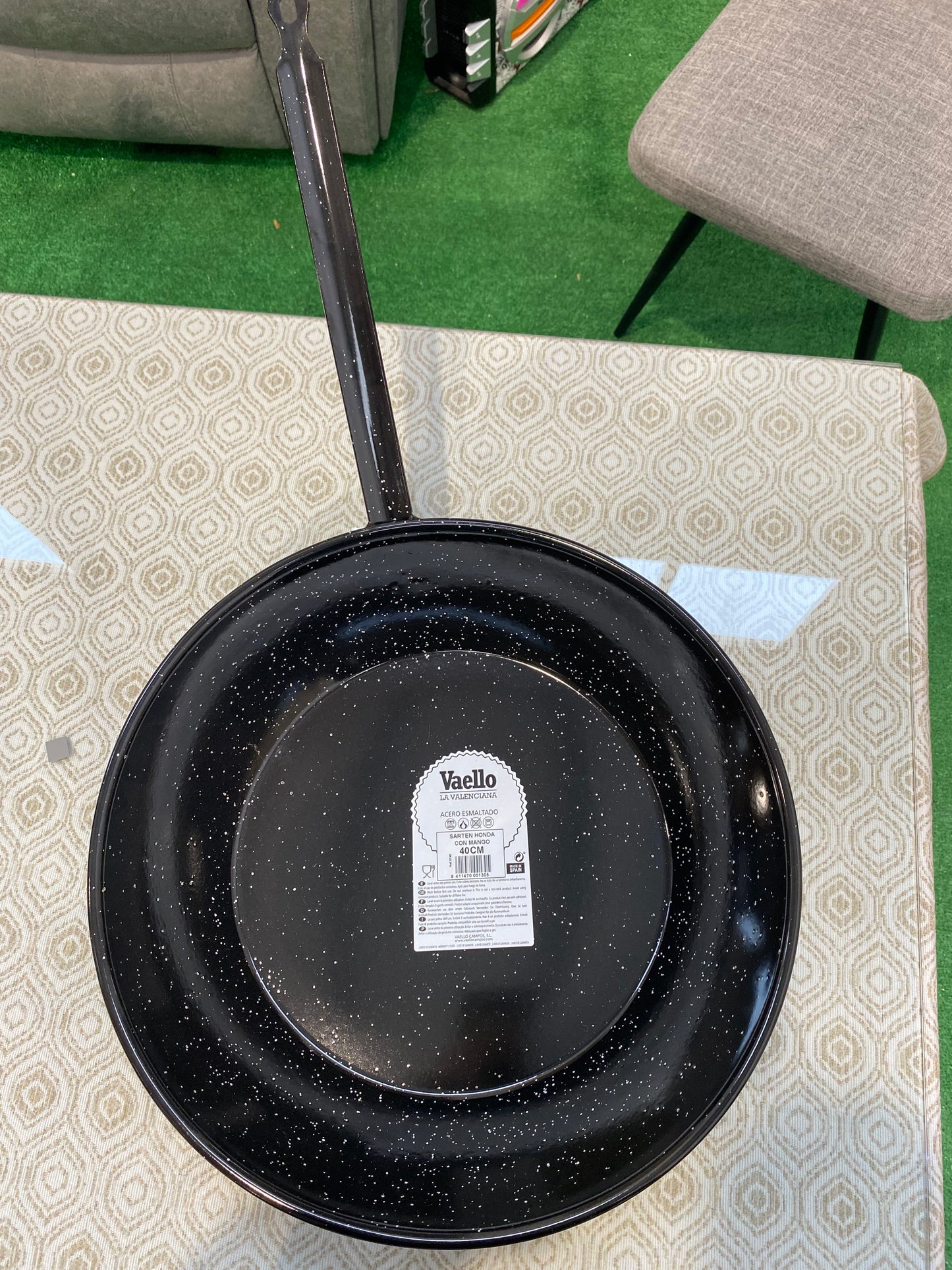 SARTEN HONDA
ESMALTADA MANGO
40CM Vaello