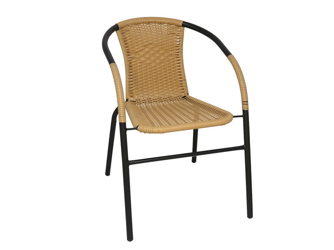 Conjunto terraza mesa 80cm +4 Sillas Rattan