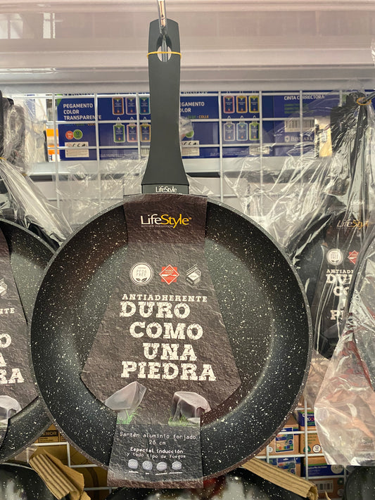 SARTEN ALUMINIO
FORJADO ANTIADH.
PIEDRA 28cm Lifestyle