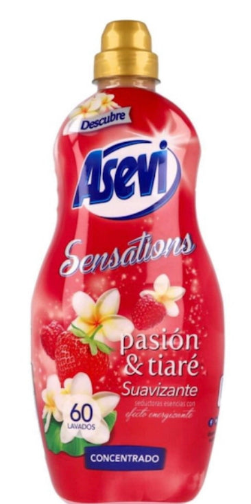 Caja Suavizante Asevi Pasion & Tiare sensations 1320ml 10uds