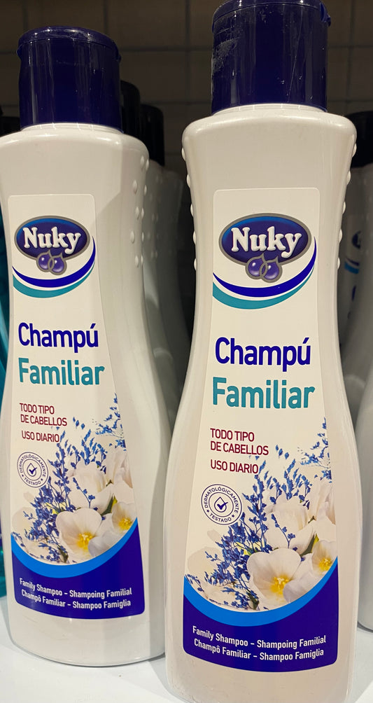 Caja champú familiar Nuky 750ml 6uds