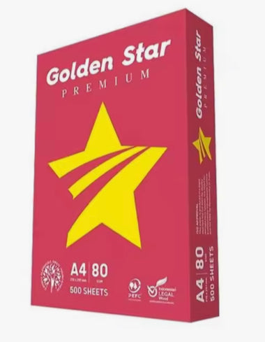 Caja Paquete de 500folios Golden Start 5uds