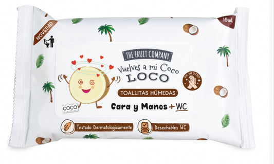 Toallitas pocket multiusos Coco the fruit company 15uds