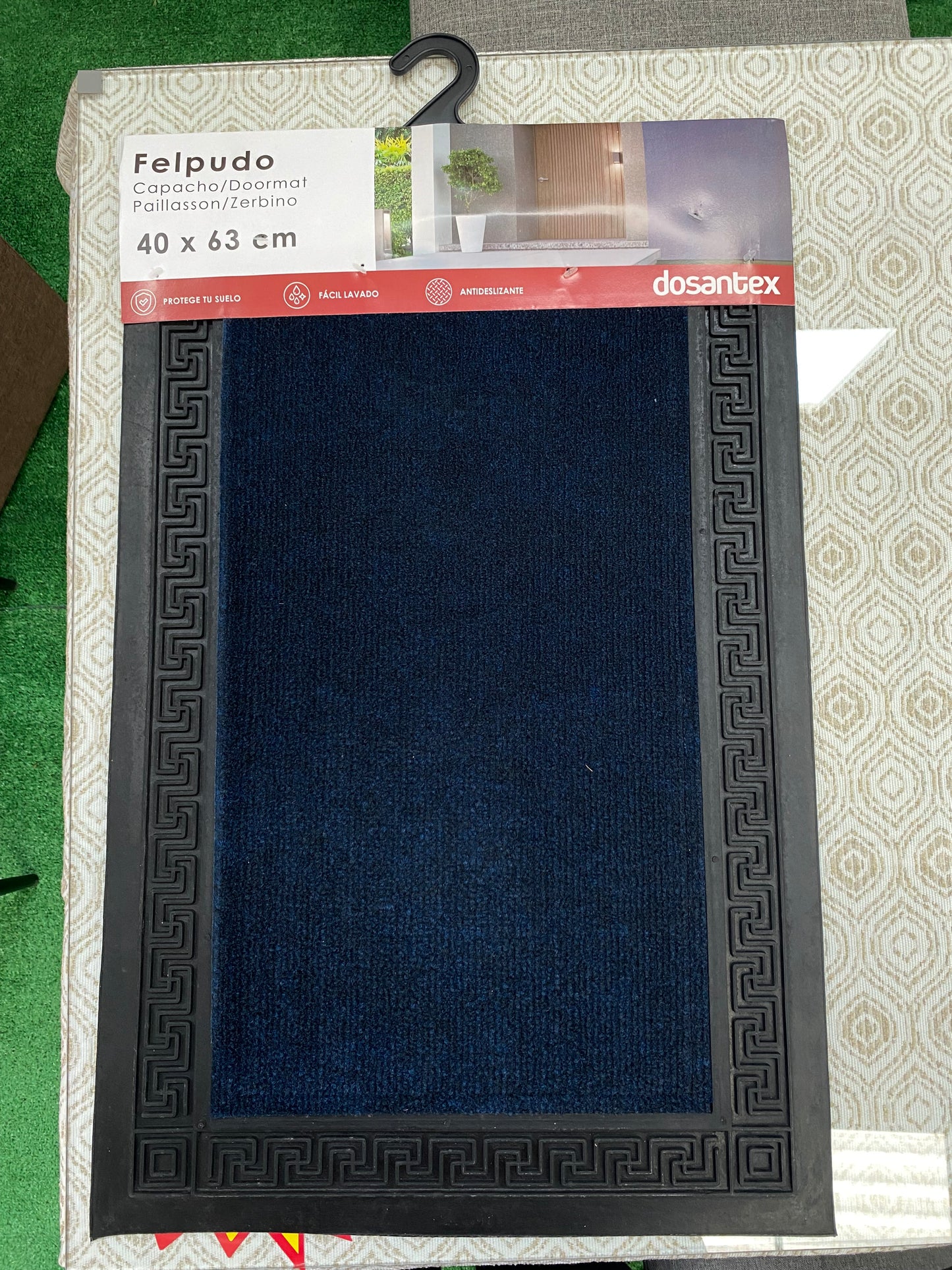 FELPUDO GOMA BENIDORM EMPERCHADO 40x63