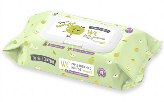 Papel higiénico húmedo manzana the fruit company