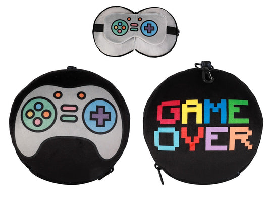 Almohada con antifaz videojuegos