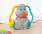 Sonajero elefante con luz y sonido 16x13cm