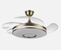 VENTILADOR DANI 59W 6980LM CUERO 4 ASPAS DESPLEGABLES 106D 3000-4200-6500K REMOTO