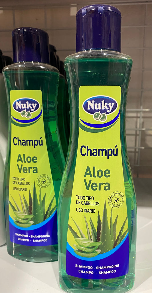 Caja champú Aloe Vera Nuky 750ml 6uds