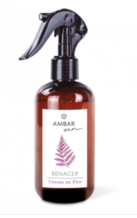 Ambientador Spray Hogar Cerezo en Flor Ambar Zen