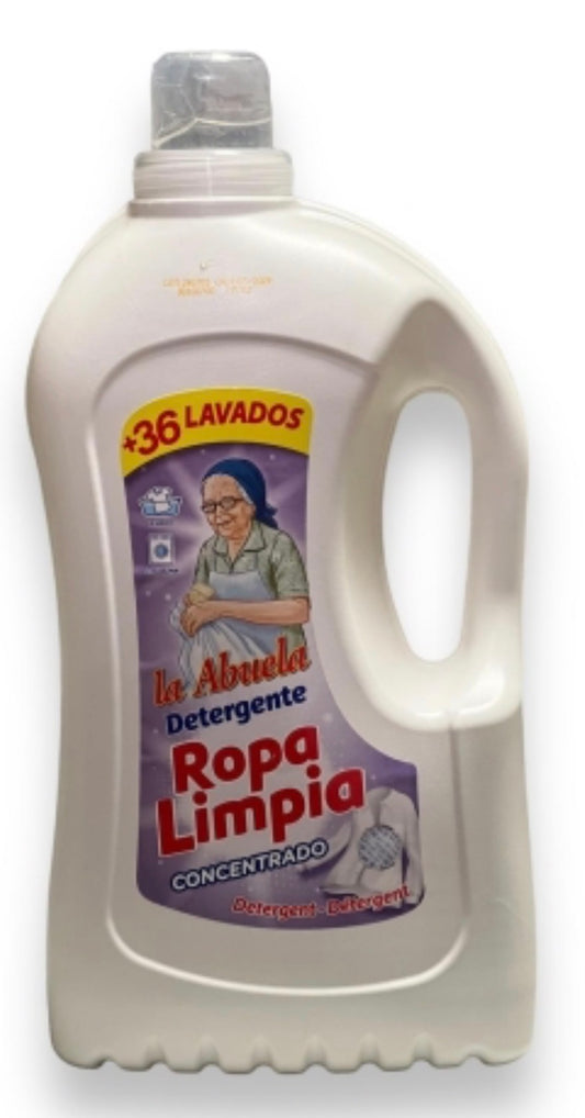 Caja Detergente ropa limpia la abuela arrixaca 2850ml 4uds