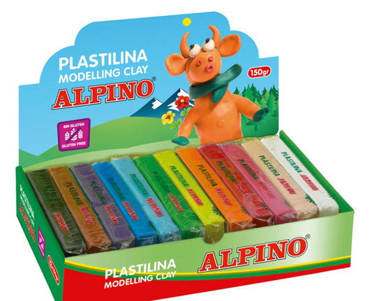 Plastilina Alpino 150g colores surtidos