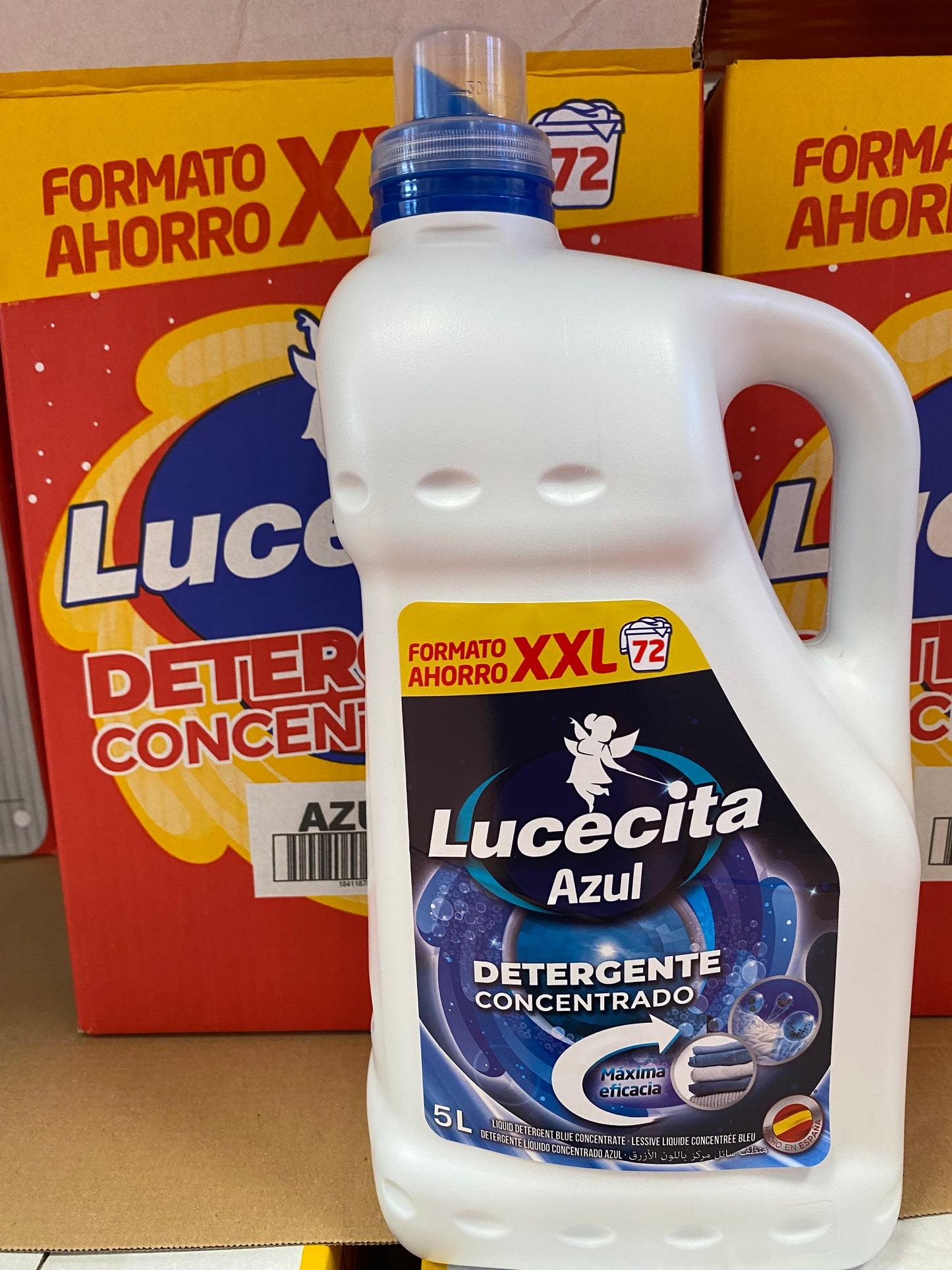 Caja 2 Detergente lucecita azul 5L