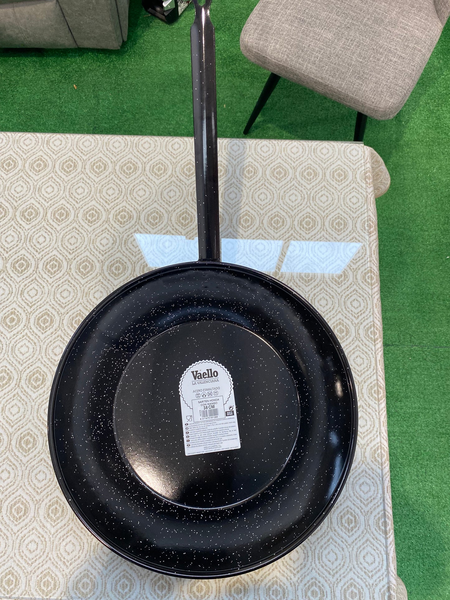 SARTEN HONDA
ESMALTADA MANGO
38CM Vaello