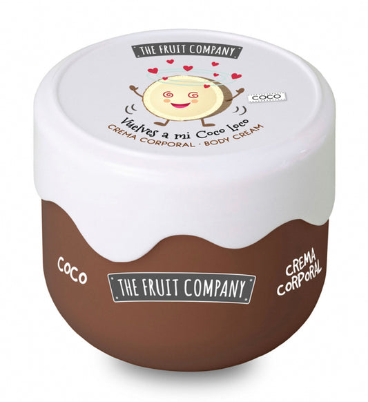 Crema corporal Coco efecto seda 200ml the fruit company