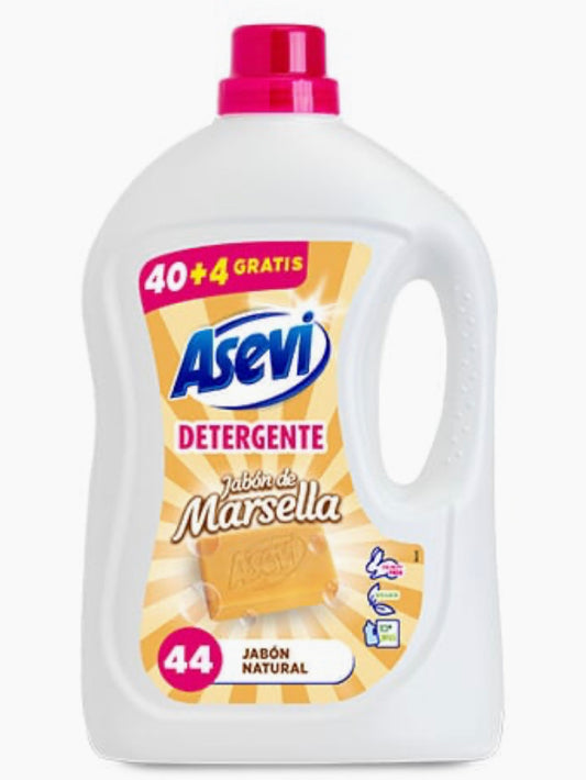 Caja Asevi Detergente 40+4D 2.376L Marsella 5uds