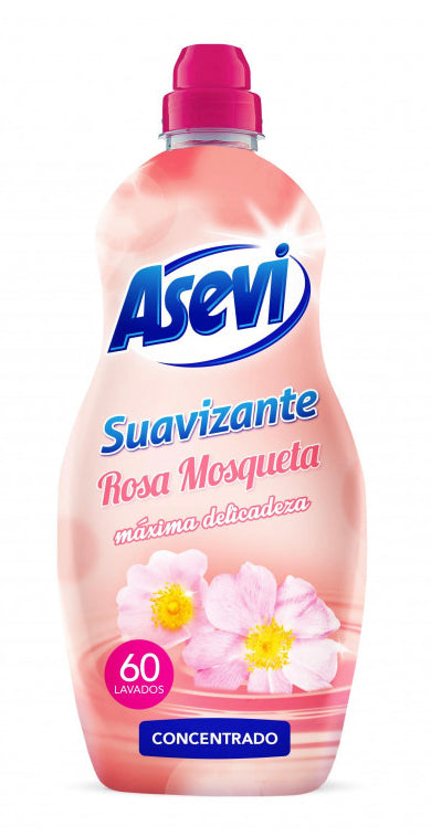 Caja Asevi suavizante concentrado 1.32L 60D Rosa mosqueta 10uds