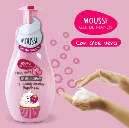 Espuma gel de manos Fresa&Nata the fruit company