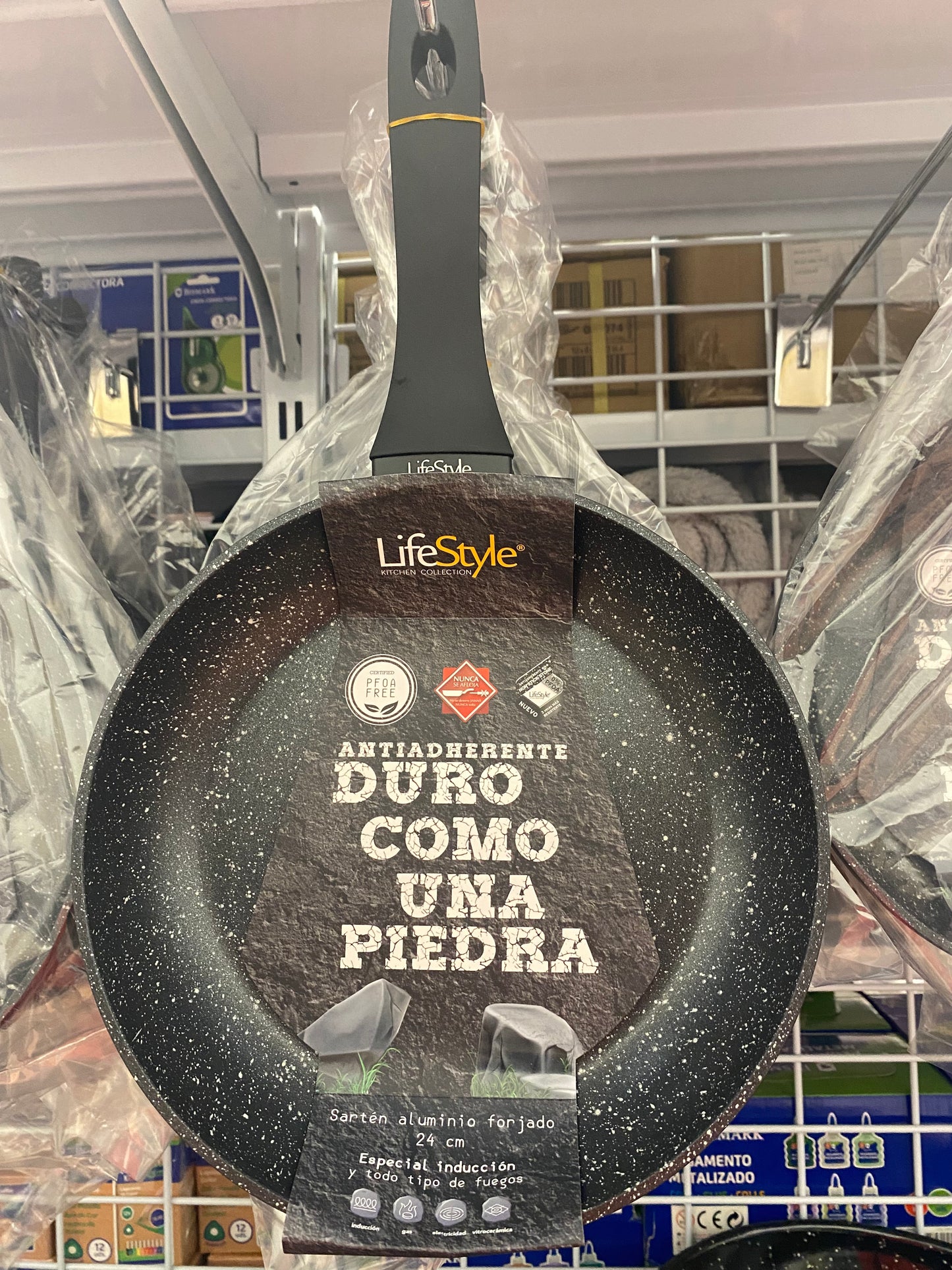 SARTEN ALUMINIO
FORJADO ANTIADH.
PIEDRA 24cm Lifestyle
