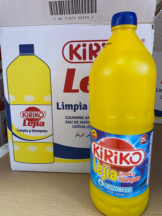 Caja Lejía Apta 2L Kiriko 2uds