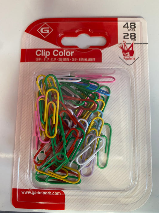 Clips X48 color 28mm