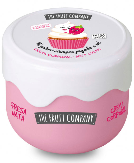 Crema corporal Fresa&Nata efecto seda 200ml the fruit company