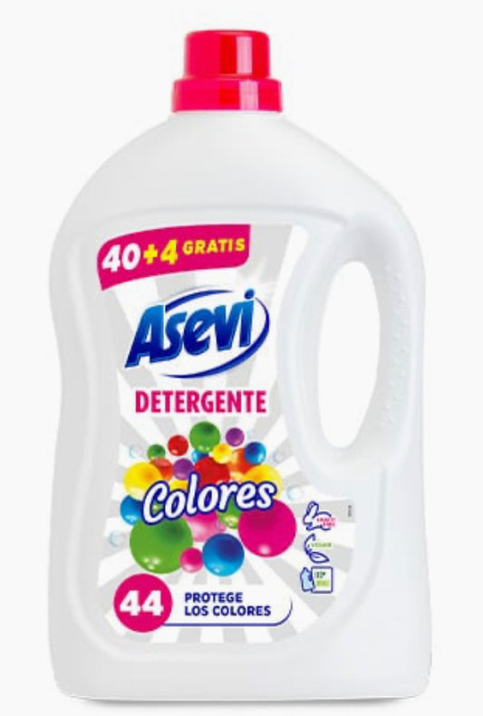 Caja Asevi Detergente 40+4D 2.376L Color 5uds