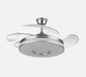 VENTILADOR DANI 59W 6980LM NIQUEL 4 ASPAS DESPLEGABLES 6 VELOCIDADES 106D 3000-4200-6500K