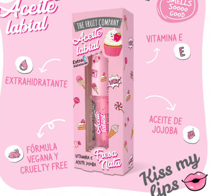 Aceite Labial Fresa Nata the fruit company