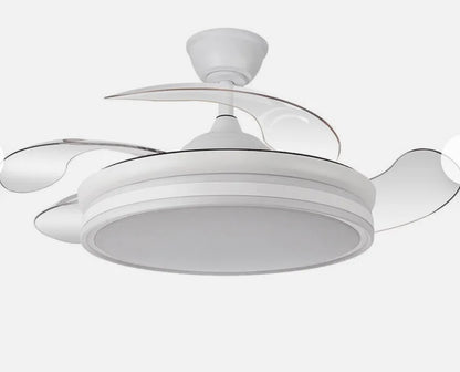 VENTILADOR BAYOMO 59W 6980LM BLANCO 4 ASPAS DESP. 34,5/42X50/107 D.3 COLOR. DC.REMOTO+REG.INTENSIDAD