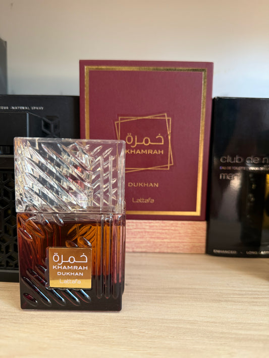 Perfume árabe  Khamrah Dukhan Lattafa