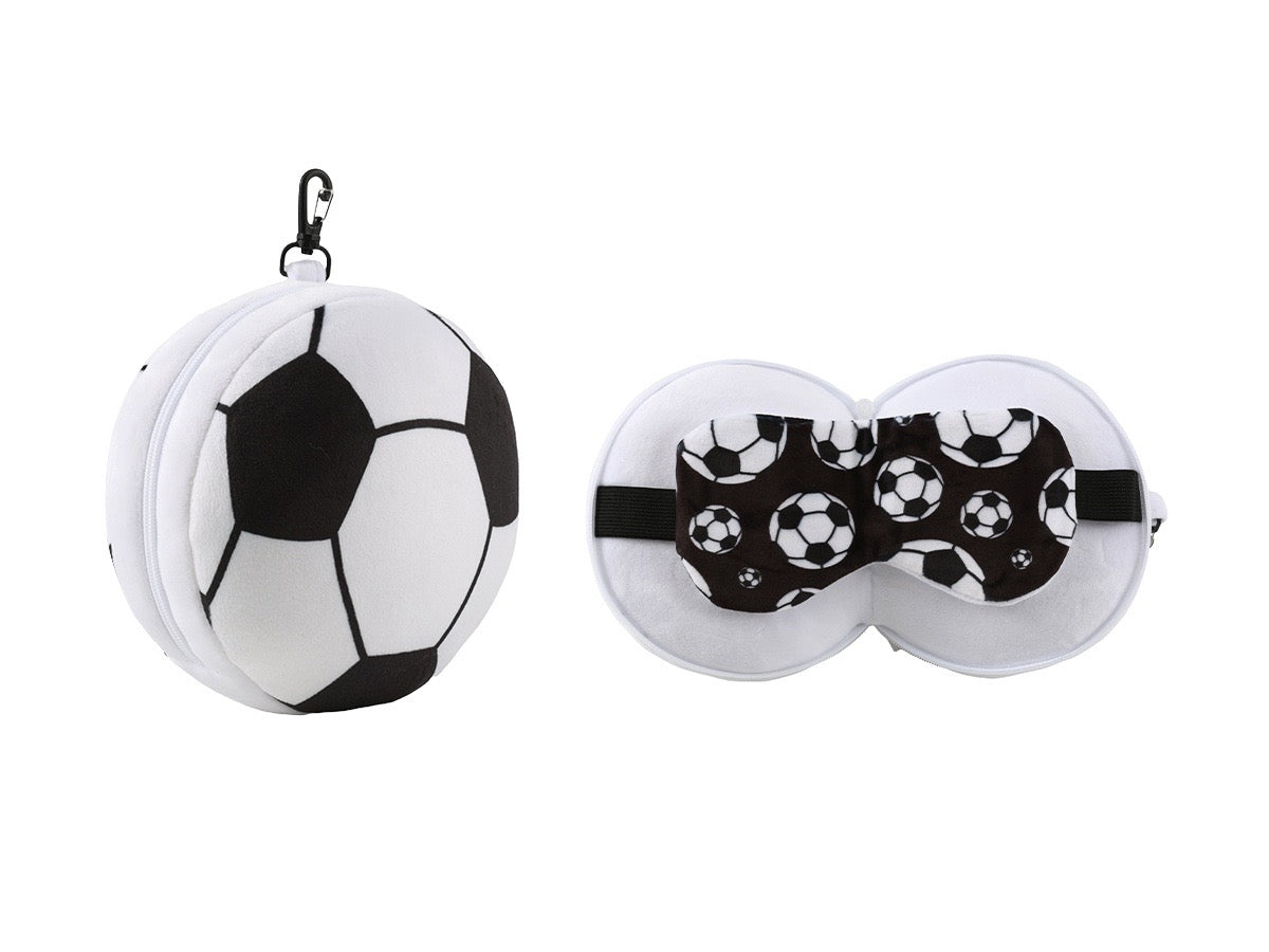 Almohada con antifaz fútbol