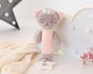 Sonajero/mordedor gato rosa 25cm