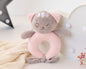 Gato 16cm sonajero rosa
